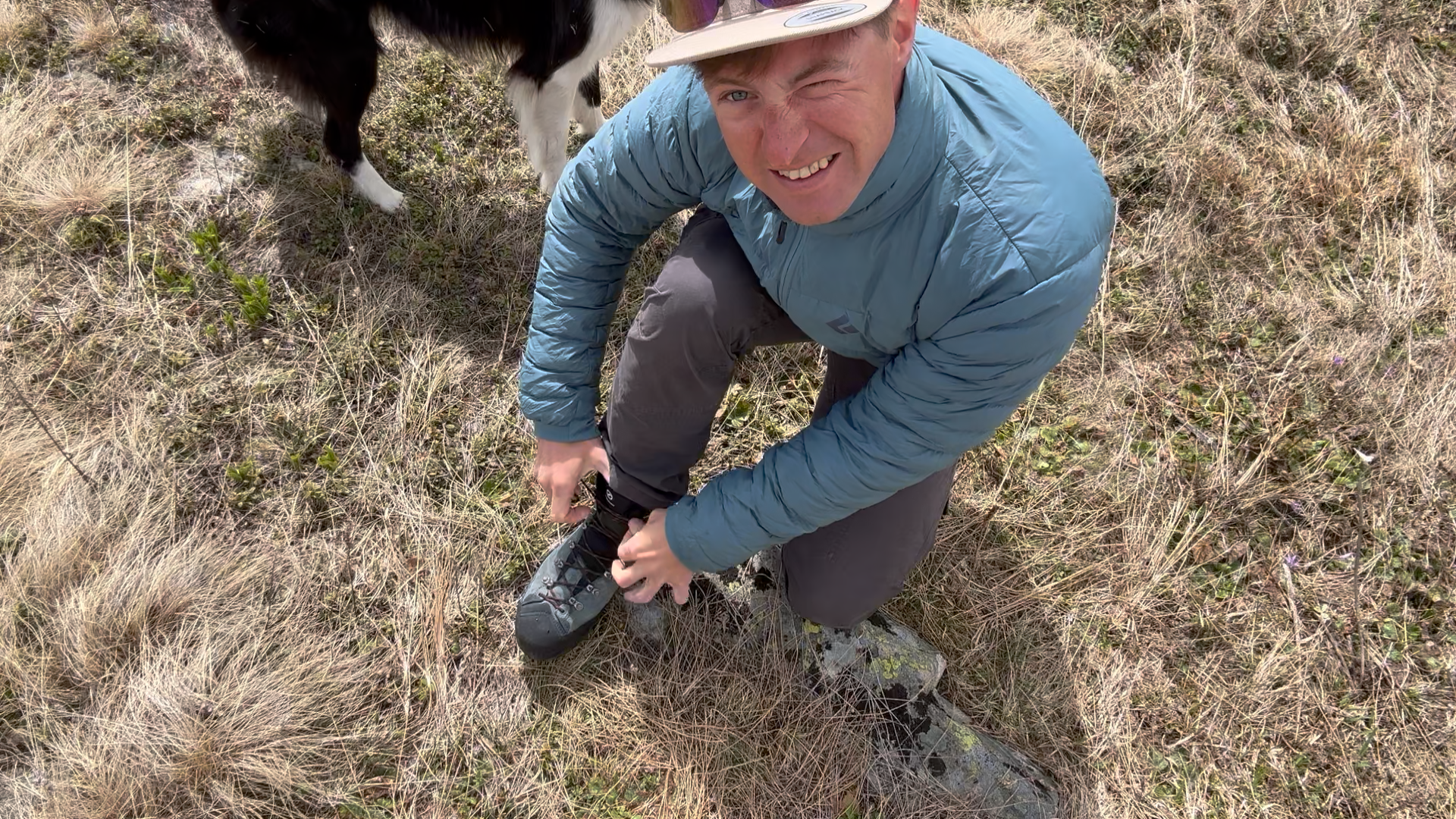 Wandelschoenen strikken